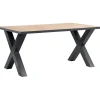 Profijt Meubel Eettafel met kruispoot Silvares 164x100 cm rechthoekig