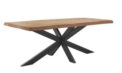 Profijt Meubel Eettafel Newhaven mangohout 200x100 cm rechthoekig