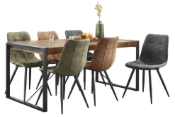 Profijt Meubel Eettafel Newhaven U-poot 160x90 cm rechthoekig
