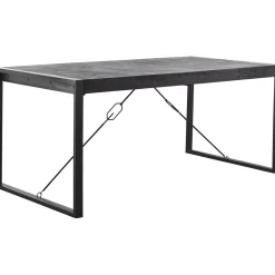 Profijt Meubel Eettafel Newhaven U-poot zwart 180x90 cm rechthoekig