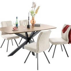 Profijt Meubel Eettafel Nocona mangohout 180x90 cm Deens ovaal