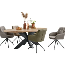 Profijt Meubel Eettafel Silvares 225x120 cm ovaal