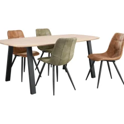 Profijt Meubel Eettafel Walden eikenhout 200x100 cm Deens ovaal