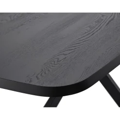 Profijt Meubel Eettafel Walden zwart eikenhout 220x110 cm Deens ovaal