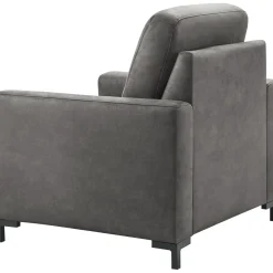 Profijt Meubel Fauteuil Mirtho microleder antraciet excellent comfort