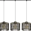 Profijt Meubel Hanglamp Bincerro donkerbrons metaal 3-lichts