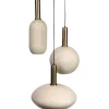 Profijt Meubel Hanglamp Bincerro metaal taupe 3-lichts cluster
