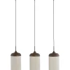 Profijt Meubel Hanglamp Skye bruin 3-lichts
