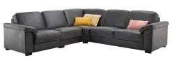 Profijt Meubel Hoekbank Candelas microleder antraciet basic comfort