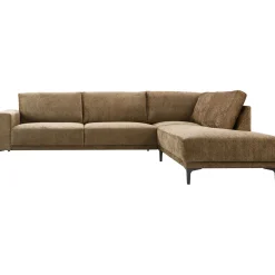 Profijt Meubel Hoekbank Clanton bruin premium comfort