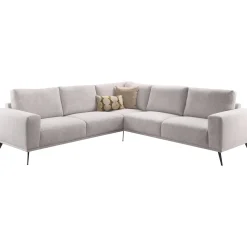 Profijt Meubel Hoekbank Lindon lichtgrijs basic comfort