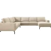 Profijt Meubel Hoekbank links Alburg beige basic comfort
