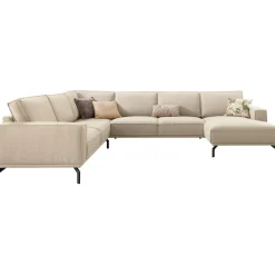 Profijt Meubel Hoekbank links Alburg beige premium comfort