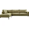 Profijt Meubel Hoekbank links Alburg mosgroen basic comfort