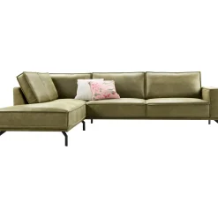 Profijt Meubel Hoekbank links Alburg mosgroen basic comfort
