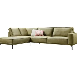 Profijt Meubel Hoekbank links Alburg mosgroen basic comfort