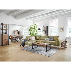 Profijt Meubel Hoekbank links Alburg mosgroen premium comfort