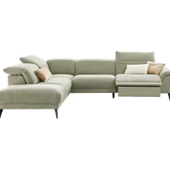 Profijt Meubel Hoekbank links Alunda groen relaxfunctie premium comfort