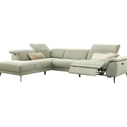 Profijt Meubel Hoekbank links Alunda groen relaxfunctie excellent comfort