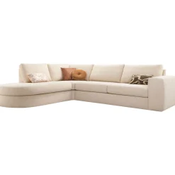 Profijt Meubel Hoekbank links Azara beige basic comfort