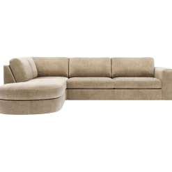 Profijt Meubel Hoekbank links Azara bruin basic comfort