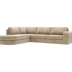 Profijt Meubel Hoekbank links Azara bruin basic comfort