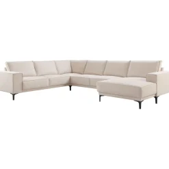 Profijt Meubel Hoekbank links Calira beige basic comfort