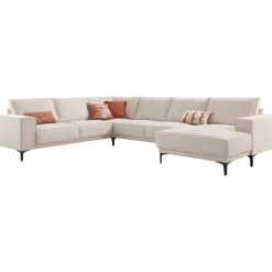 Profijt Meubel Hoekbank links Calira beige basic comfort