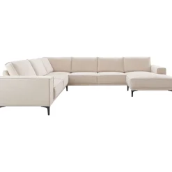 Profijt Meubel Hoekbank links Calira beige premium comfort