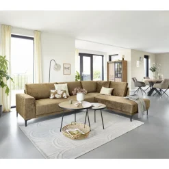 Profijt Meubel Hoekbank links Clanton bruin premium comfort