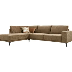 Profijt Meubel Hoekbank links Clanton bruin basic comfort