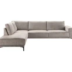 Profijt Meubel Hoekbank links Clanton taupe basic comfort