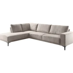 Profijt Meubel Hoekbank links Clanton taupe premium comfort