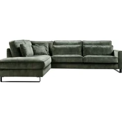 Profijt Meubel Hoekbank links Coventry groen basic comfort