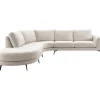 Profijt Meubel Hoekbank links Flandria beige basic comfort