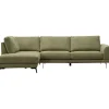 Profijt Meubel Hoekbank links Flandria groen basic comfort