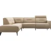 Profijt Meubel Hoekbank links Hazima beige met relaxfunctie excellent comfort
