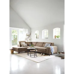 Profijt Meubel Hoekbank links Ixonia grijs premium comfort