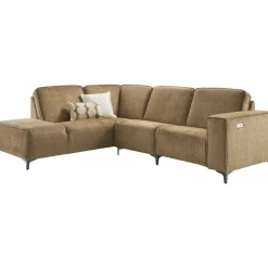 Profijt Meubel Hoekbank links Laeny bruin premium comfort