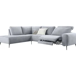 Profijt Meubel Hoekbank links Nyborg grijs relaxfunctie basic comfort