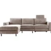Profijt Meubel Hoekbank links Totham bruin relaxfunctie supreme comfort