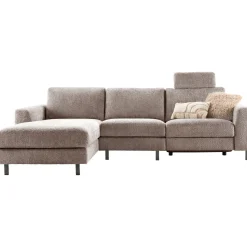 Profijt Meubel Hoekbank links Totham bruin relaxfunctie supreme comfort