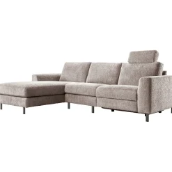 Profijt Meubel Hoekbank links Totham bruin relaxfunctie supreme comfort