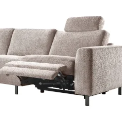Profijt Meubel Hoekbank links Totham bruin relaxfunctie supreme comfort