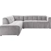 Profijt Meubel Hoekbank links Vizela grijs basic comfort