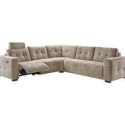 Profijt Meubel Hoekbank Moulti grijs relaxfunctie links premium comfort