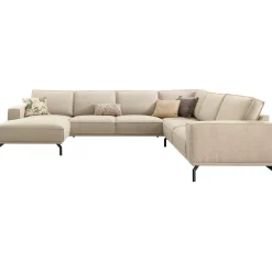 Profijt Meubel Hoekbank rechts Alburg beige basic comfort