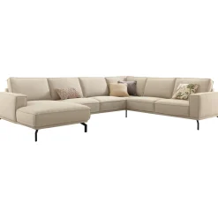 Profijt Meubel Hoekbank rechts Alburg beige basic comfort