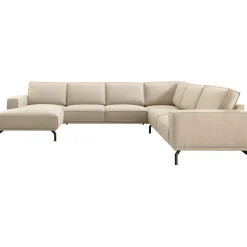 Profijt Meubel Hoekbank rechts Alburg beige premium comfort