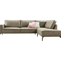 Profijt Meubel Hoekbank rechts Alburg groen premium comfort
